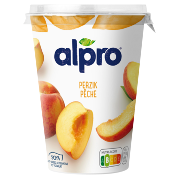 Alpro Plantaardige Variatie op Yoghurt Perzik 500g