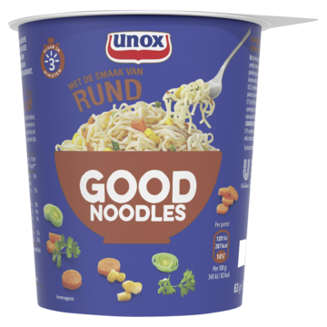 Unox Good Noodles Cup Rund 63g