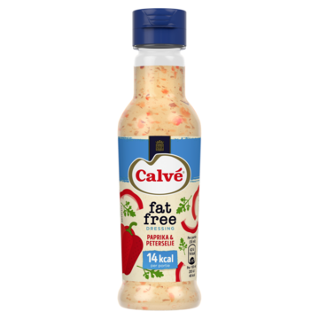 Calvé Fat Free Dressing Paprika & Peterselie 210ml