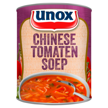 Unox Soep In Blik Stevige Chinese Tomatensoep 800ml