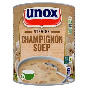 Unox Soep In Blik Stevige Champignonsoep 800ml