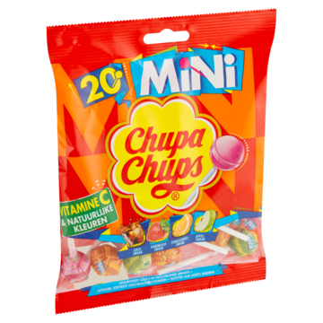 Chupa Chups The Best of Mini Lollies Uitdeel Snoep Zak 20 stuks