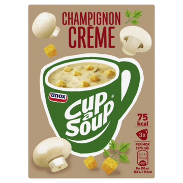 Unox Cup-a-Soup Champignon Crème 3 x 175ml