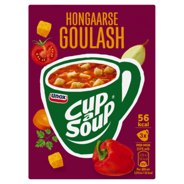 Unox Cup-a-Soup Hongaarse Goulash 3 x 175ml