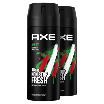 AXE Deodorant Bodyspray Africa 2 x 150ml