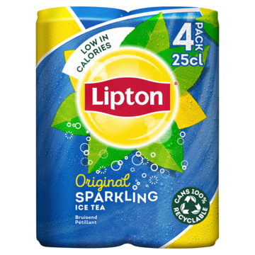 Lipton Ice Tea Sparkling Original 4 x 250ml