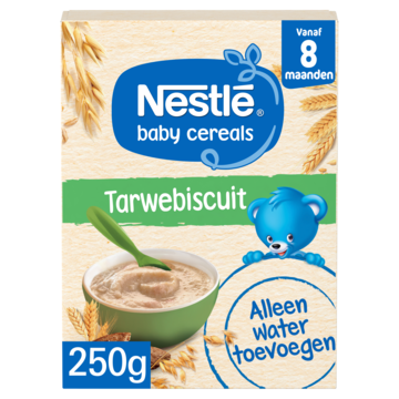 NESTLÉ baby cereals Tarwebiscuit 8+ baby pap - alleen water toevoegen