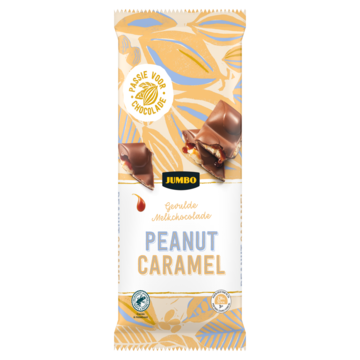 Gevulde Melkchocolade Peanut Caramel 190g