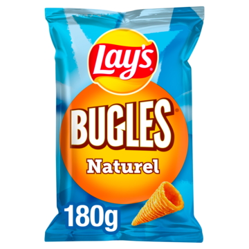 Jumbo Lay's Bugles Naturel Chips 180gr aanbieding