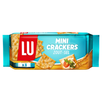 LU Mini Crackers Zout 8 Stuks 250g