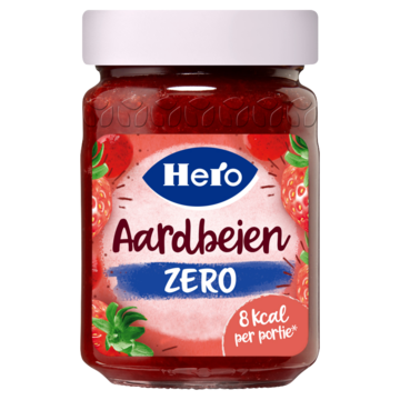 Hero Jam Zero Aardbeien 300g