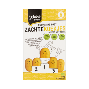 De Kleine Keuken Biologische Zachte Koekjes Gezoet Met Appel Vanaf 6 de kleine keuken kopen in de aanbieding