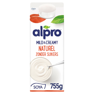 Alpro Mild & Creamy Zonder Suikers Variatie Op Yoghurt 755g