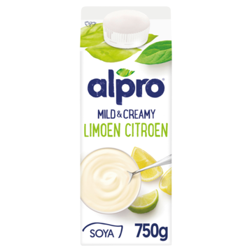 Alpro Mild & Creamy Limoen-Citroen Variatie Op Yoghurt 750g