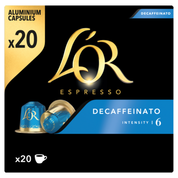 Jumbo L'OR Espresso Decaffeinato Koffiecups Voordeelpak 20 Stuks aanbieding