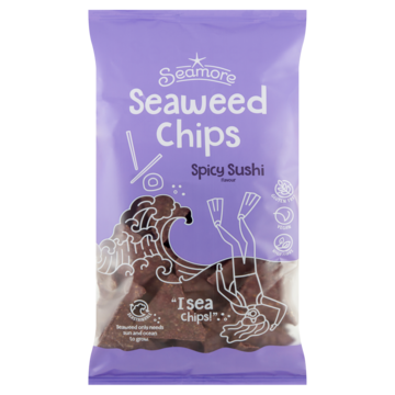 Seamore Seaweed Chips Spicy Sushi Flavour 135g