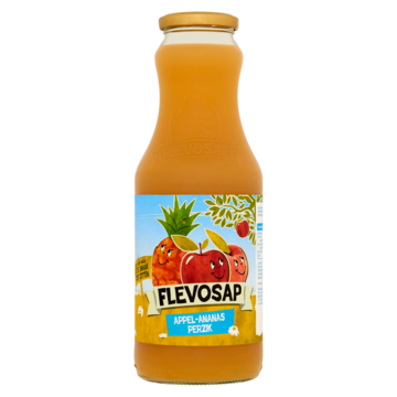 Flevosap Appel-Ananas Perzik 1L