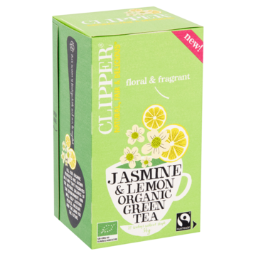 Clipper Jasmine & Lemon Organic Green Tea 20 Stuks