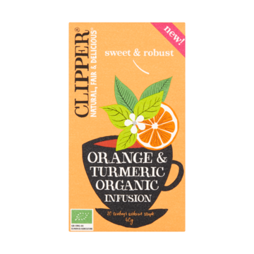 Clipper Orange & Turmeric Organic Infusion 20 Stuks