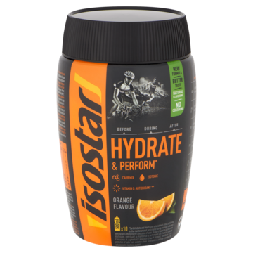 pijpleiding Slordig bouw Isostar Hydrate & Perform Orange Flavour 400g bestellen? - Fris, sap,  koffie, thee — Jumbo Supermarkten