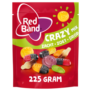 Red Band Snoepmix Crazy 225g