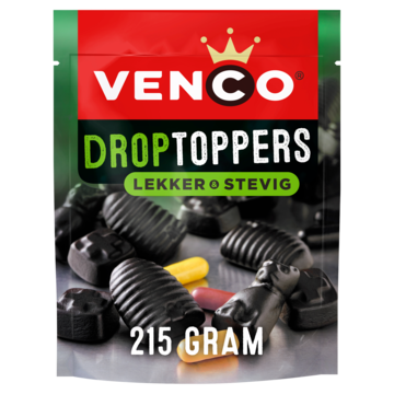 Venco Droptoppers Lekker & Stevig 215g