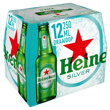 Heineken Silver Bier Fles 12 x 25cl