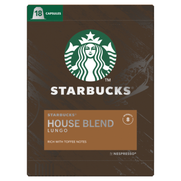 Starbucks Nespresso House Blend Lungo 18 Stuks