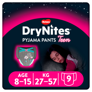 DryNites Absorberende Nachtbroekjes Girls - 8 tot 15 Jaar