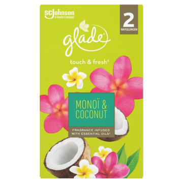 Glade Touch & Fresh Monoï & Coconut 2 x 10ml