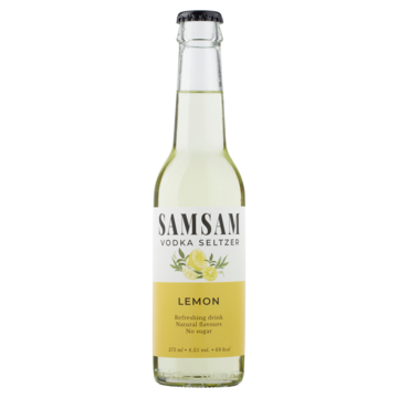 SamSam Vodka Seltzer Lemon 275ml