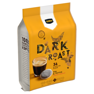 Jumbo Dark Roast Koffiepads 36 stuks