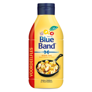 Blue Band Iedere Dag Vloeibare Bakboter Vegan en 100 Plantaardig Voordeelfles 750ml