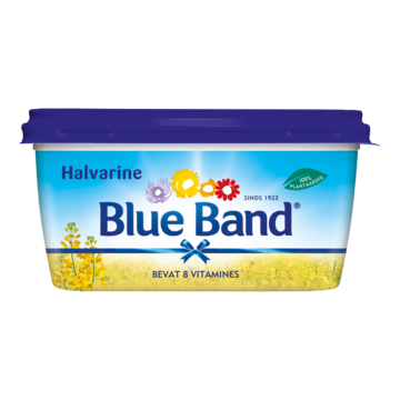 Blue Band Halvarine Vegan en 100% Plantaardig met 8 Vitamines Kuip 500g