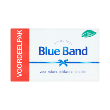 Blue Band voor Koken, Bakken en Braden Vegan en 100% Plantaardig Voordeelwikkel 500g