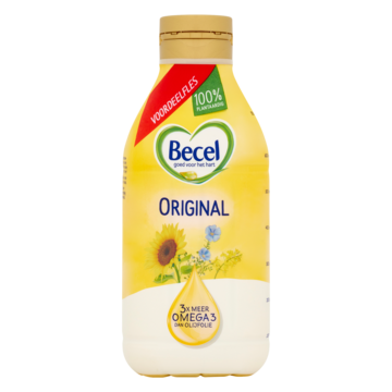 Becel Original Bakboter Vegan en 100% Plantaardig met Omega 3 Voordeelfles 750ml