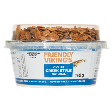 Friendly Viking's O'gurt Greek Style Naturel met Granola 165g
