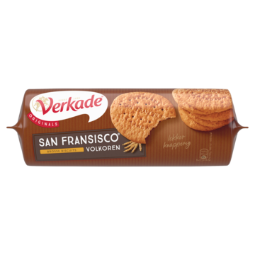 Verkade Originals San Fransisco Brosse Biscuits Volkoren 250g