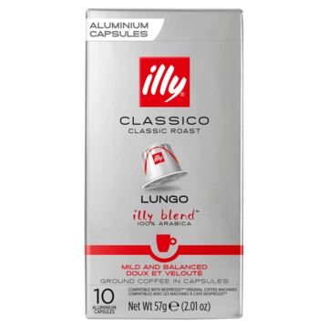 Illy Lungo Classico Koffiecups 10 stuks