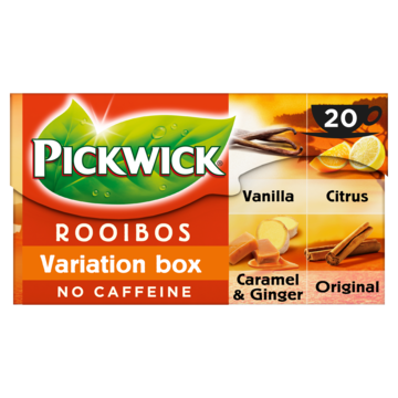 Pickwick Variatie Rooibos Thee 20 Stuks