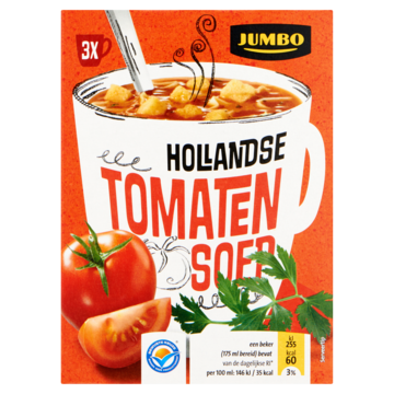 Jumbo Hollandse Tomatensoep 3 Stuks 46g