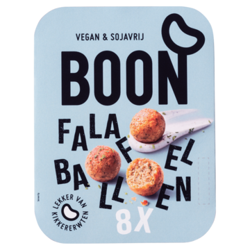 Boon Vegan & Sojavrij Falafel Ballen 8 Stuks 160g