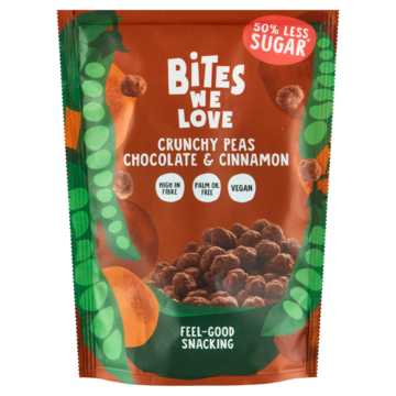 BitesWeLove Crunchy Peas Chocolate & Cinnamon 100g