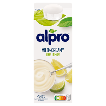 Alpro Mild & Creamy Plantaardige Variatie op Yoghurt Limoen - Citroen 750ml