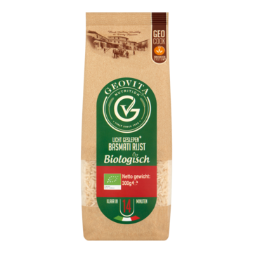 Geovita Nutrition Biologisch Basmati Rijst 300g bestellen? | Jumbo