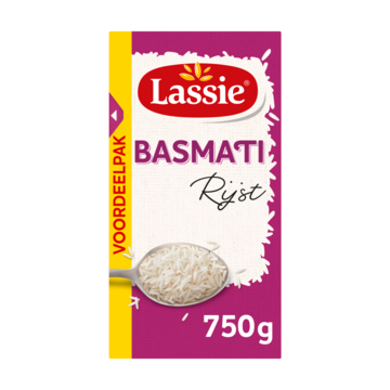 Lassie Basmatirijst 750 g - Voordeelverpakking