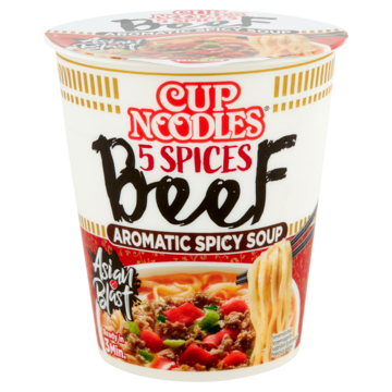 Nissin Cup Noodles 5 Spices Beef Aromatic Spicy Soup 64g