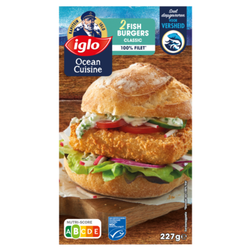 Iglo Fish Burger Classic 227g