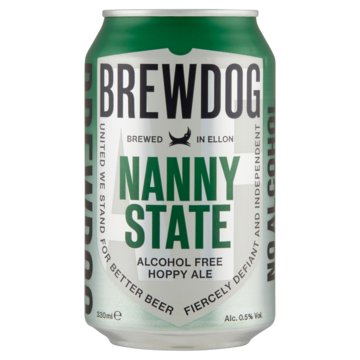 BrewDog - Nanny State - Alcoholarm 0.3% - Blik - 330ML