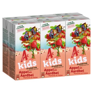Appelsientje Kids Fruitdrink Appel en Aardbei 6 x 0, 2L